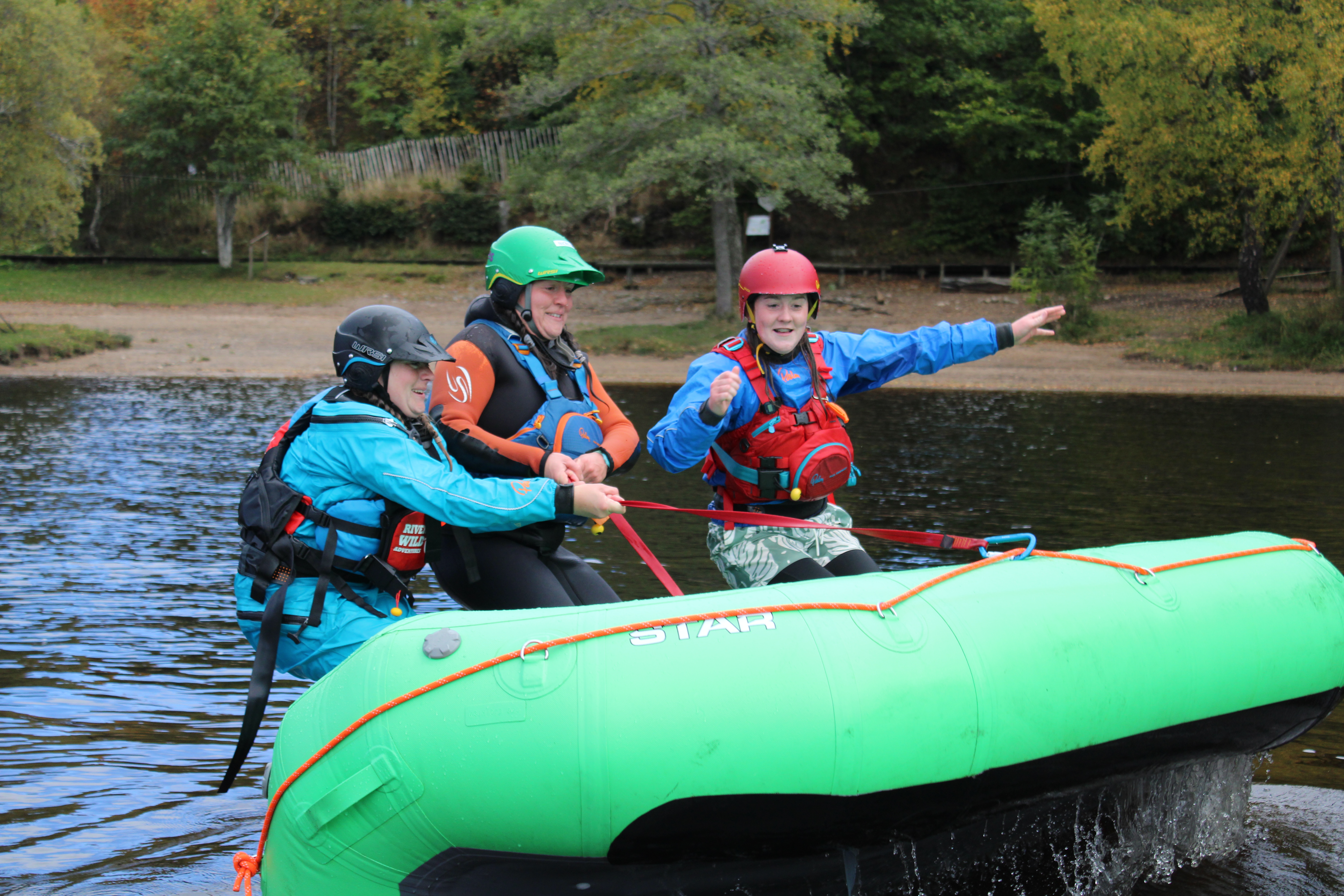 Rafting training