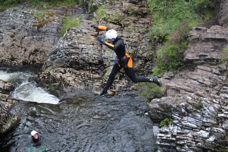 Laggan canyon jump