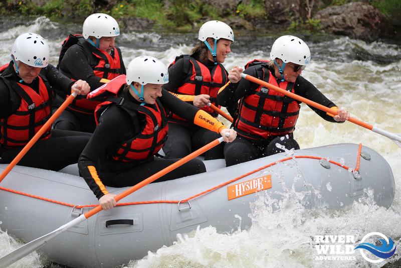 friends rafting